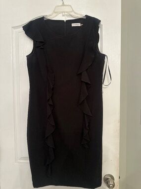Calvin Klein Asymmetrical Sheath Dress